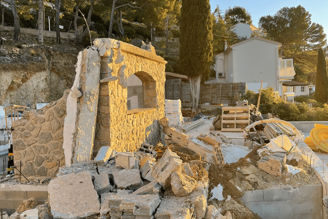 Démolition à Bandol par JMT